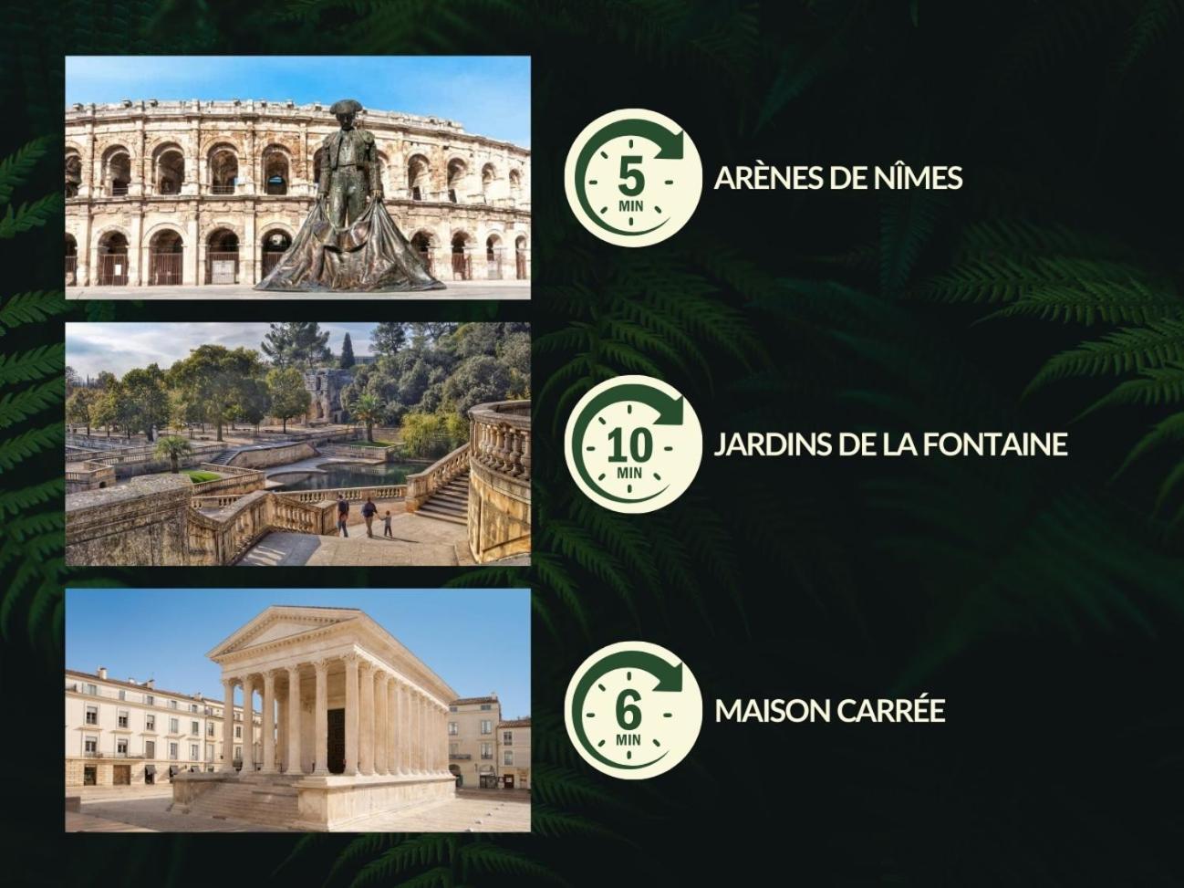 Logement Insolite Classe - Nimes Arenes - Parking Exterior foto
